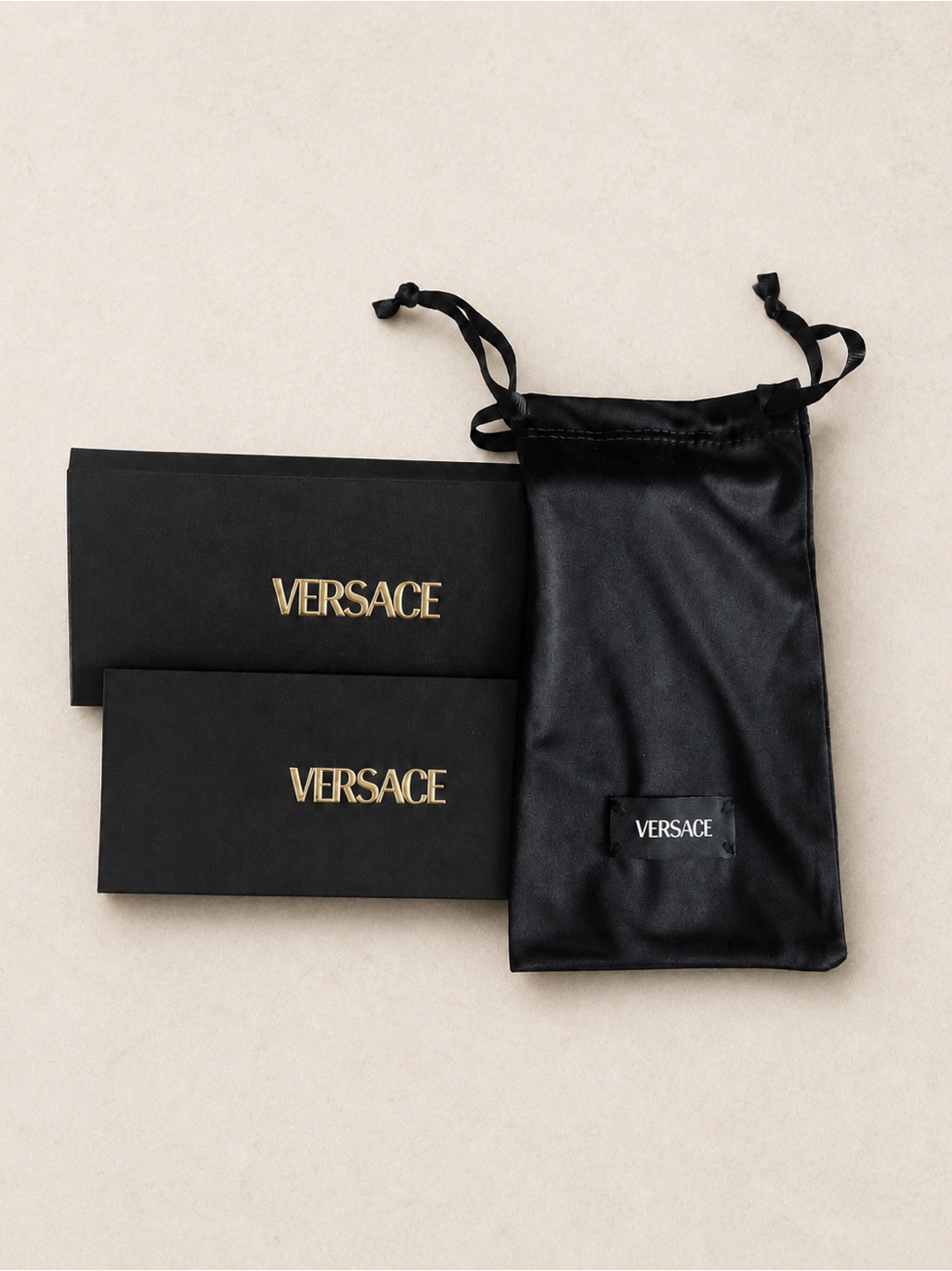 Authentic Versace Eyewear Presentation Set Box Case Pouch Booklet